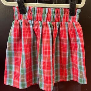 NWOT Little English Paper Bag Skirt in Highland Tartan Size 5